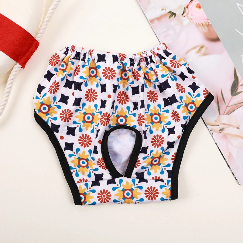 Source Pet Pants Pet Clothing Dog Pants Puppy Printed Cute Pants