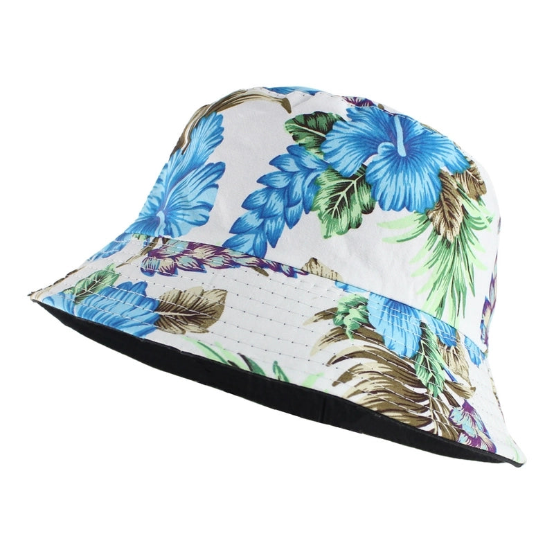 New Double-sided Basin Hat Summer Sun Protection Outdoor Basin Hat Men And Women Personalized Printed Fashion Hat