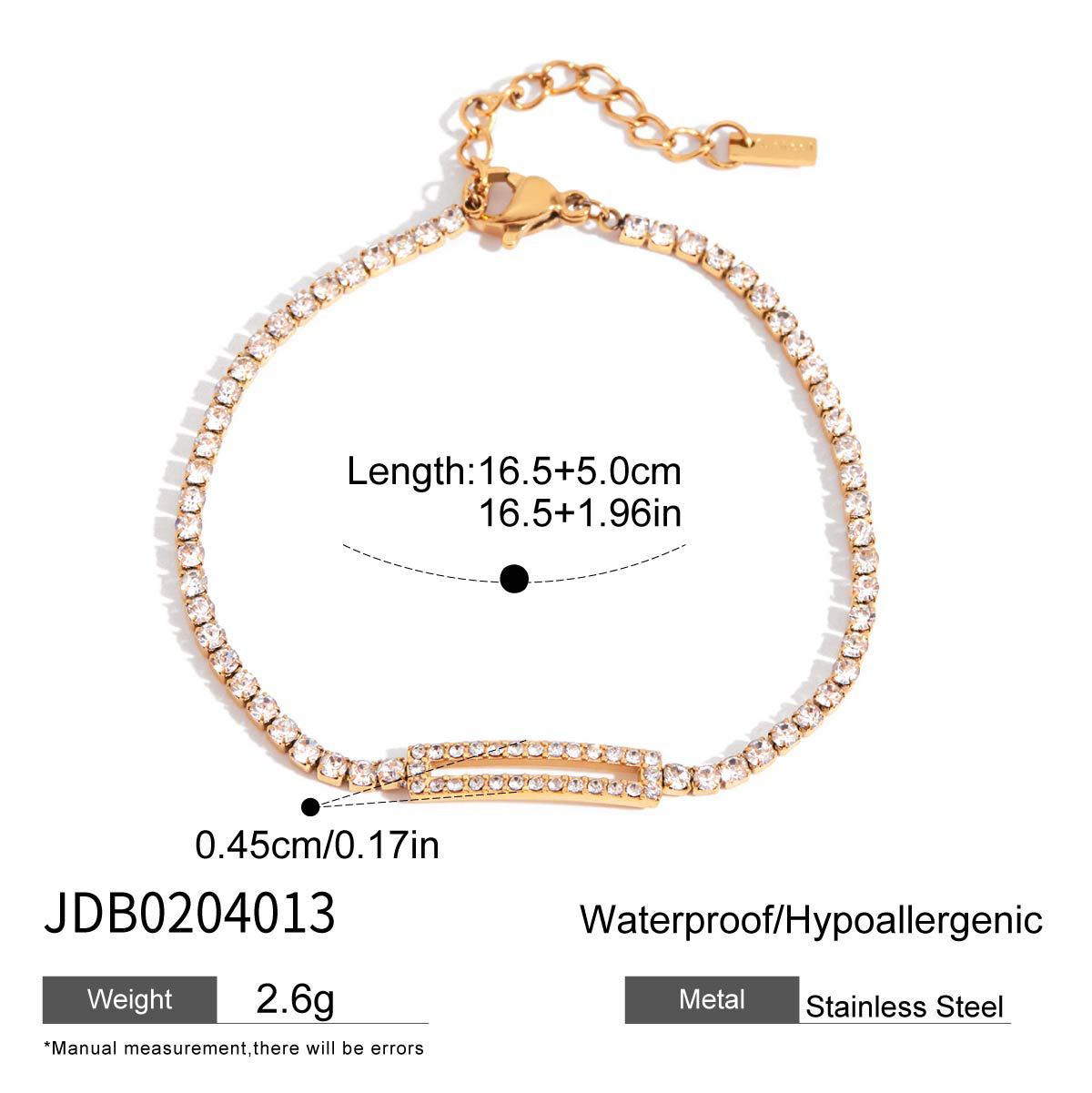 Love Stainless Steel Zircon Bracelet Jewelry Women'S Hot Sale