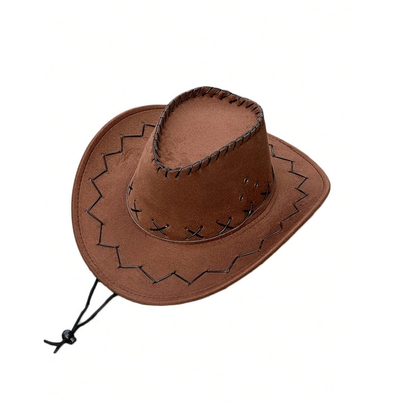 Unisex Vintage Style Tropical Pastoral Solid Color Big Eaves Floppy Hat