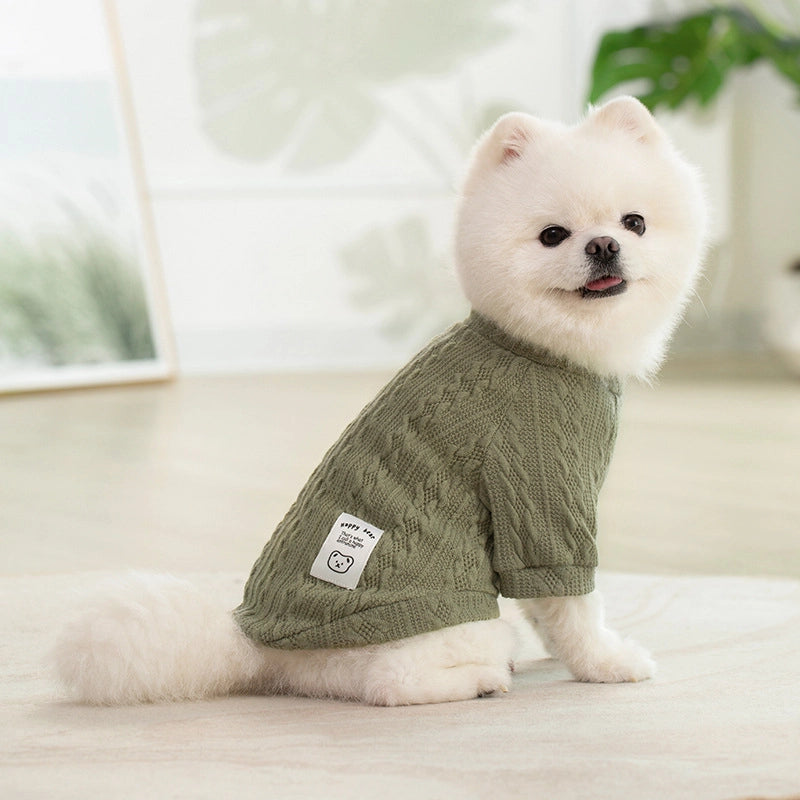 Pet Sweater New For Autumn And Winter Cat And Dog Clothes Cat Dog Wool Sweater