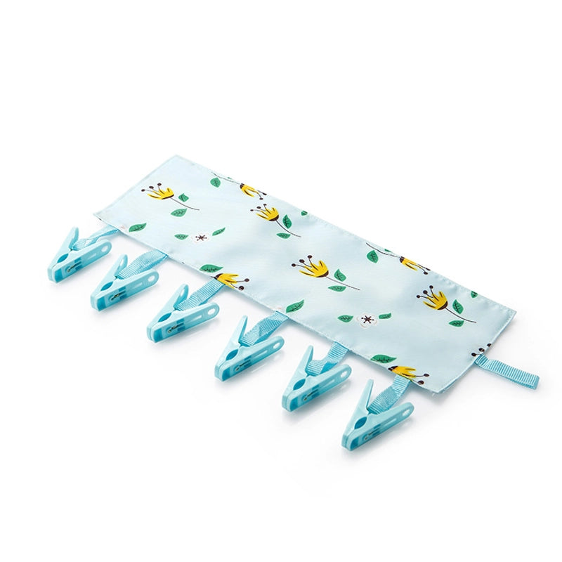 Portable Fabric Clothes Hanger Multi-functional Folding Cloth Clothes Clip Hanger Fabric Clip Drying Rack Socks Clip Inner Clothes Clip