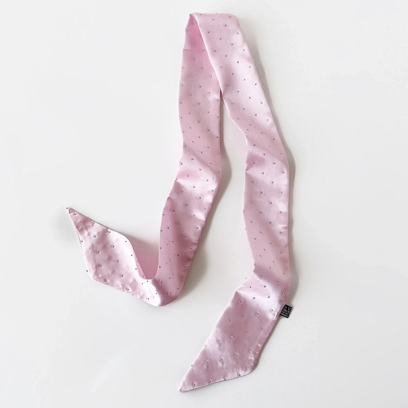 Women's Basic Solid Color Satin Silk Scarf