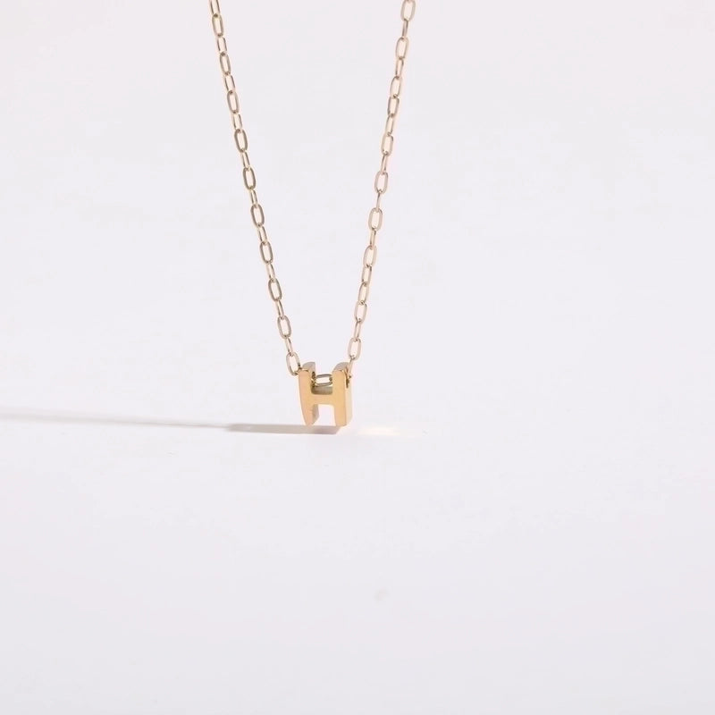 Casual Classic Style Streetwear Letter 304 Stainless Steel Plating Pendant Necklace