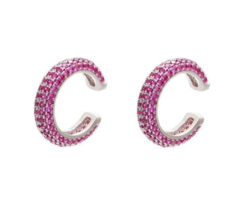 Fashion Geometric Plating Copper Zircon Copper Earrings