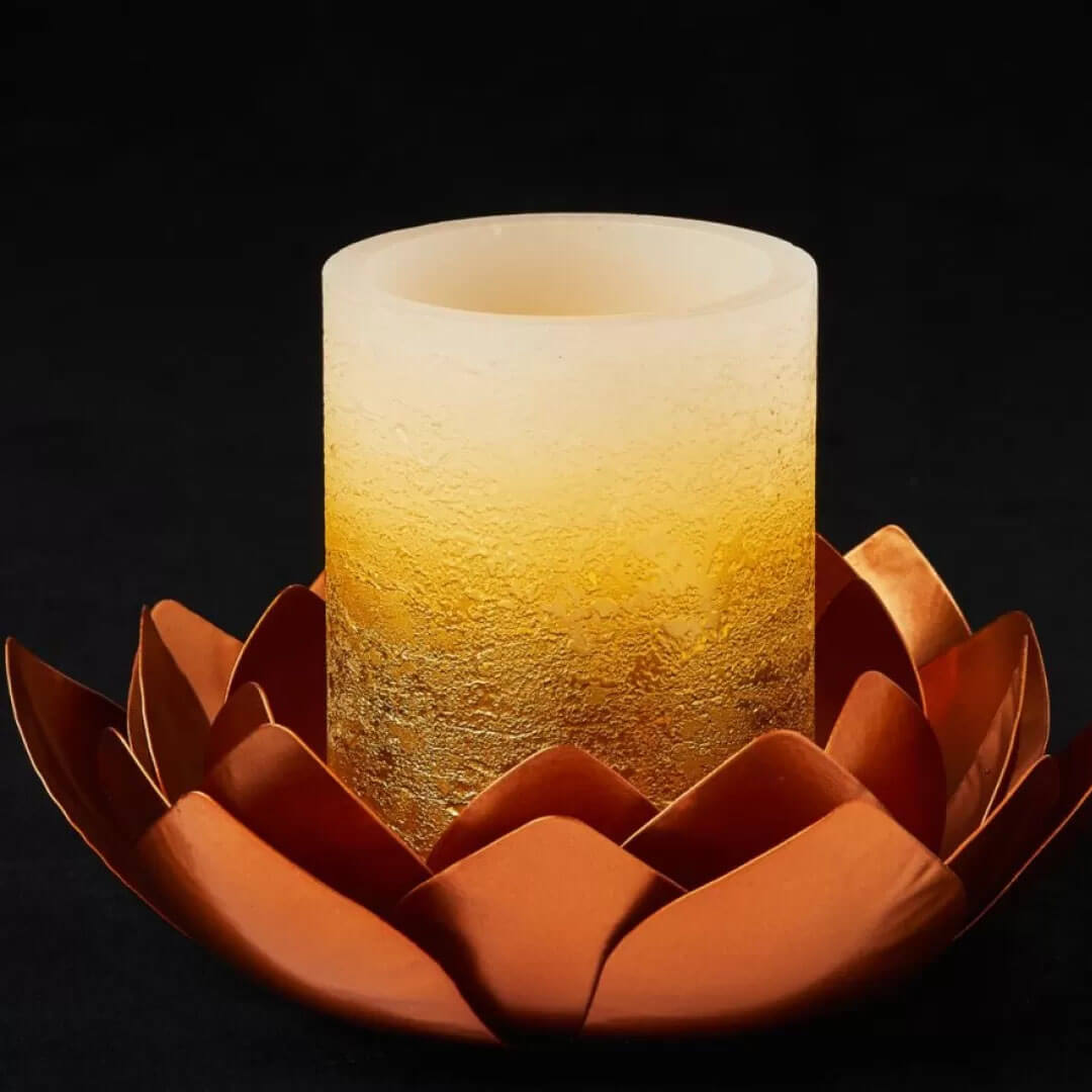 Sunrise Flame Candle Holder