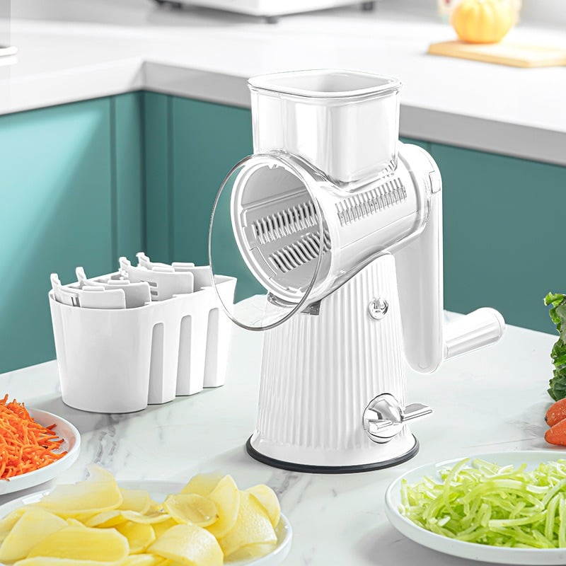 🔥🔥HOT SAVE-49% OFF🔥🔥5 in 1 Rotary Cheese Grater Vegetable Slicer