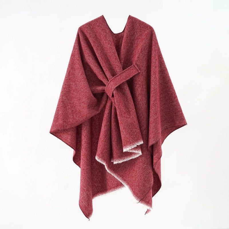 Women's Streetwear Solid Color Polyester Shawl