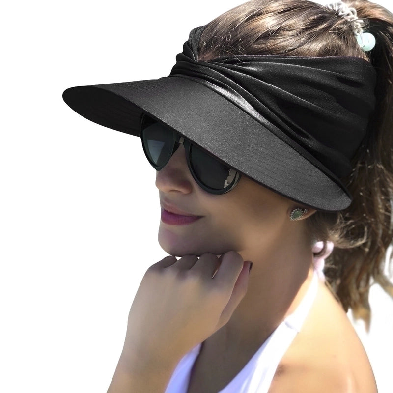 Women's Fashion Solid Color Wide Eaves Sun Hat