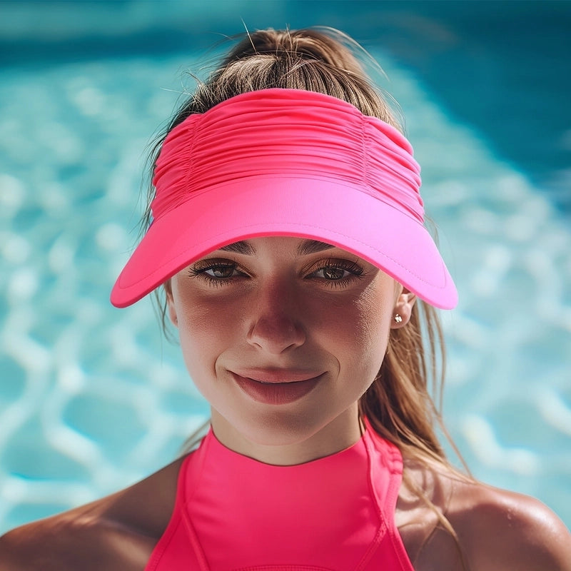 Women's Minimalist Solid Color Big Eaves Sun Hat