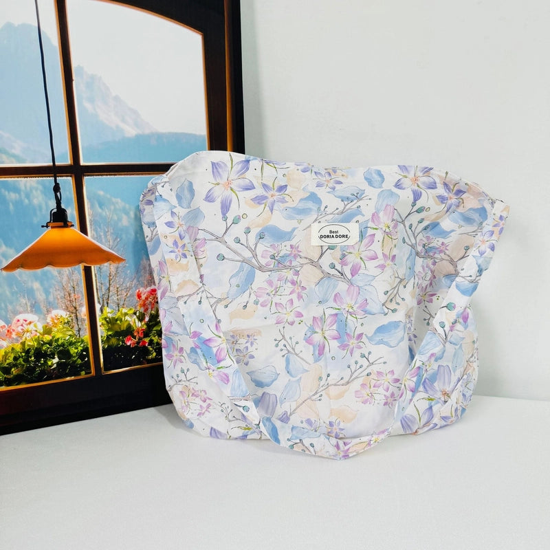 New Niche Design Floral Shoulder Bag Crossbody Bag Women's Fresh Sweet Street Large Capacity Handbag Trendy