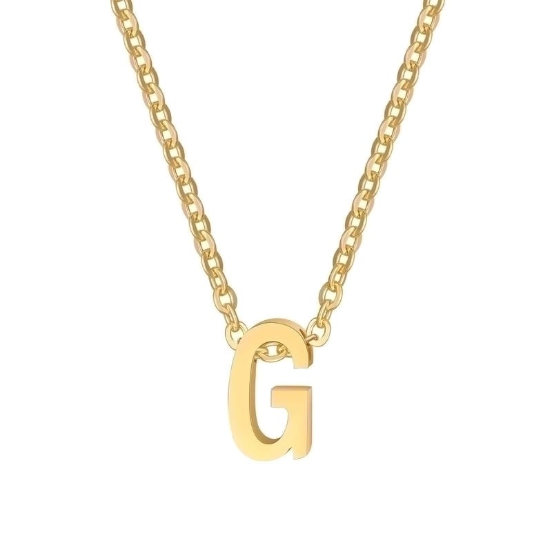 Minimalist Letter Stainless Steel Gold Plated Plating
