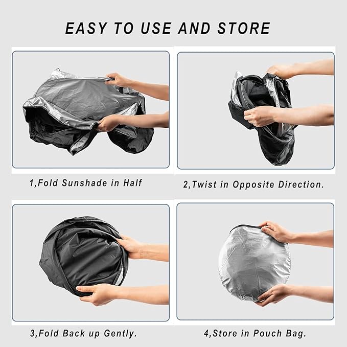 2024 Summer Hot Sale - Car Windshield Sun Shade Cover