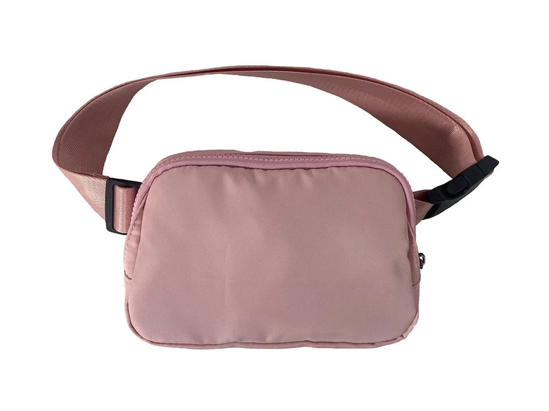 Men's Preppy Style Streetwear Solid Color Nylon Waist Bags