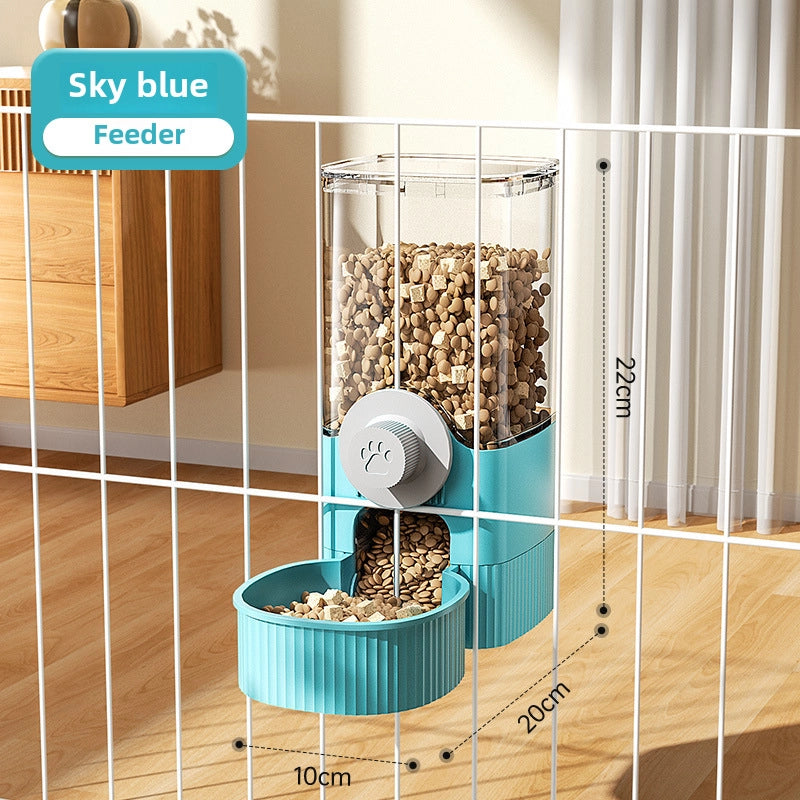 Hanging Pet Waterer Dog Water Supplies Cat Bowl Automatic Feeder Hanging Cage Dog Bowl Cat Dish Feeding Equipment