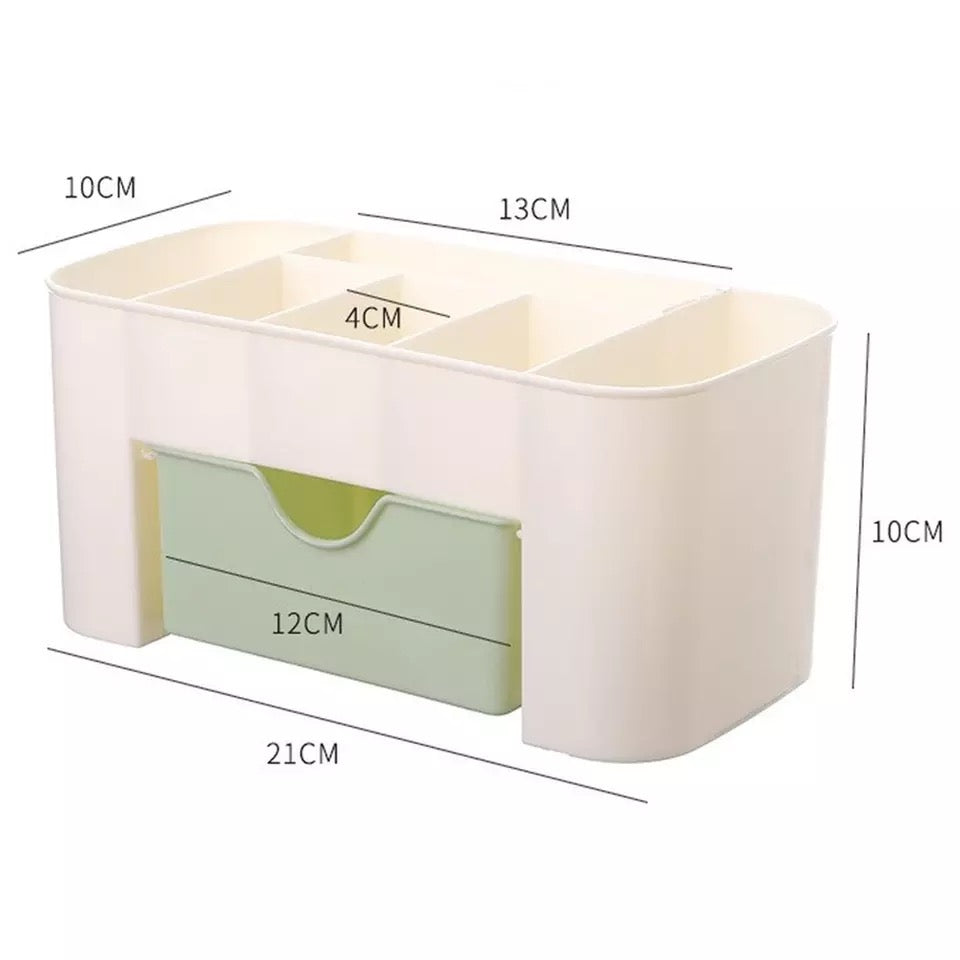 Amazing Double Layer Plastic Makeup Organizer Storage Box