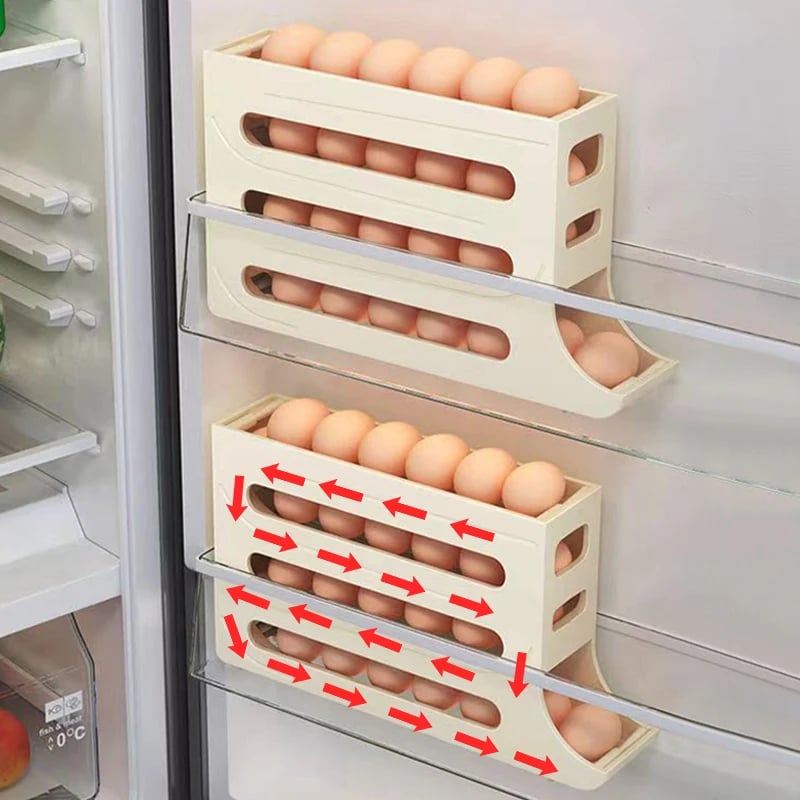 4 Tiers Egg Holder for Fridge