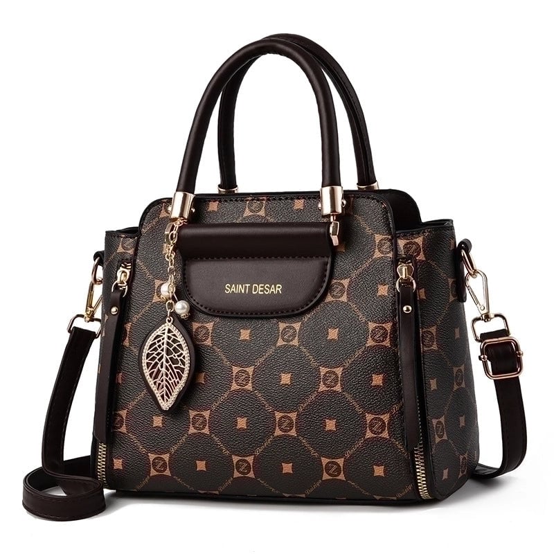 Women's Medium All Seasons Pu Leather Vintage Style Handbag