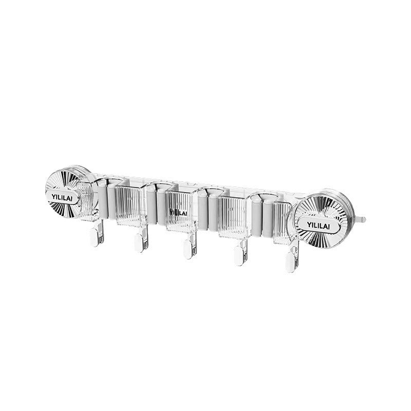 Suction Cup Long Mop Clip Hook Household Storage Rack Toilet Strong Fixed Hanger Buckle Bathroom Wall Hanging Clip