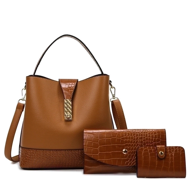 Women's All Seasons Pu Leather Streetwear Bag Sets