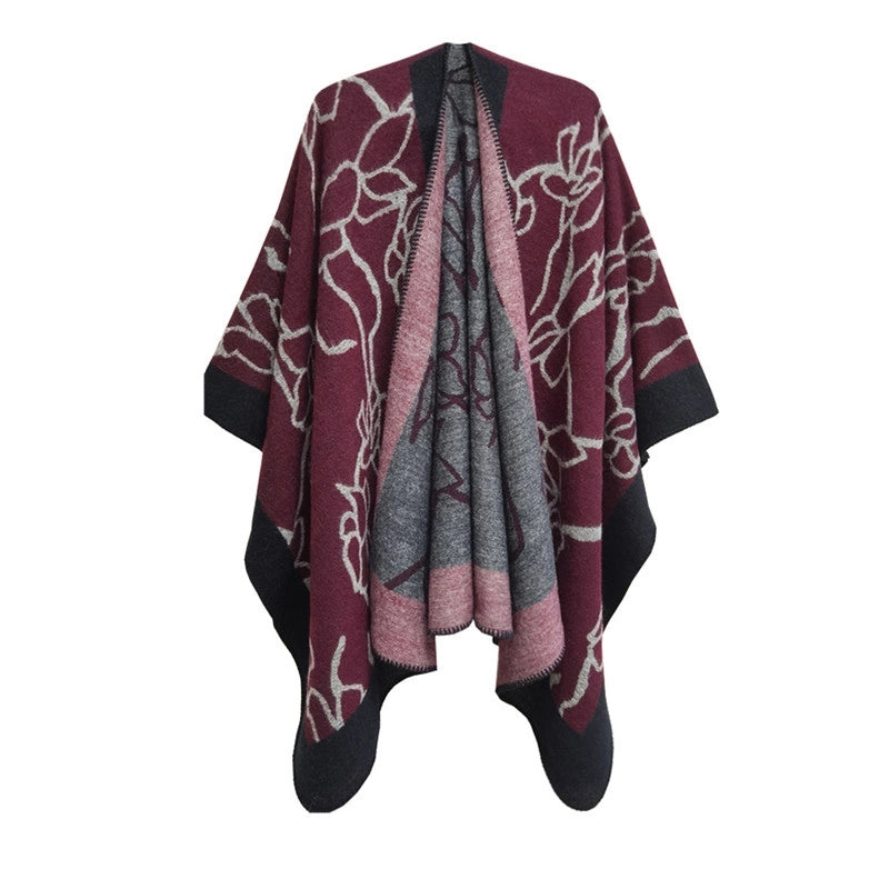 Women's Streetwear Geometric Acrylic Shawl