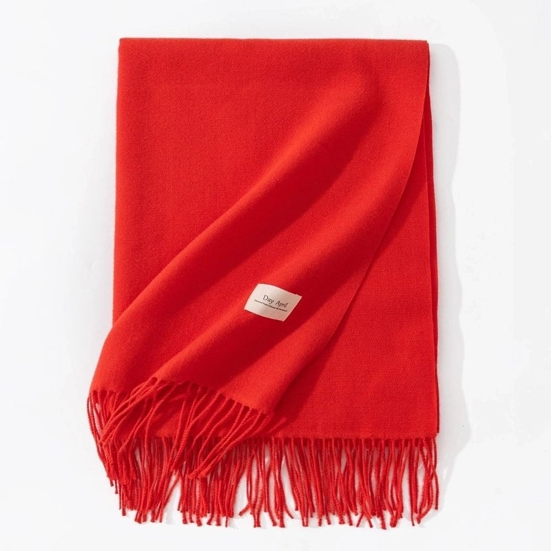 Scarf Winter Warm Windproof Shawl Women's High-end  Women's Cashmere Scarf