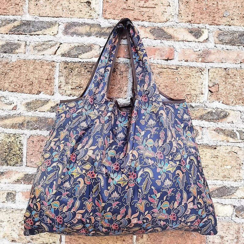 Printed Environmental Bag Large 210T Supermarket Folding Shopping Bag Thickened Tote Bag Shopping Bag