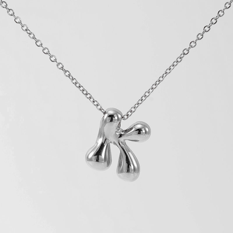 Basic Classic Style Letter 304 Stainless Steel 18K Gold Plated Plating Pendant Necklace