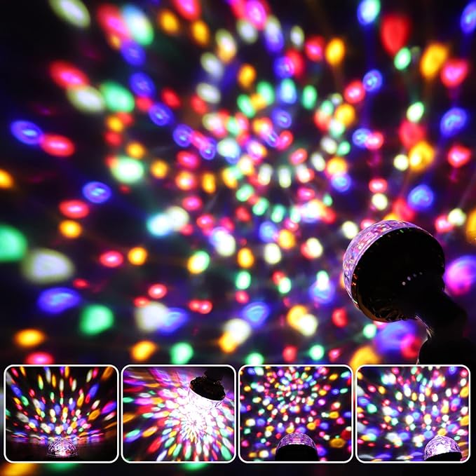 Bunte rotierende Disco-Leuchte