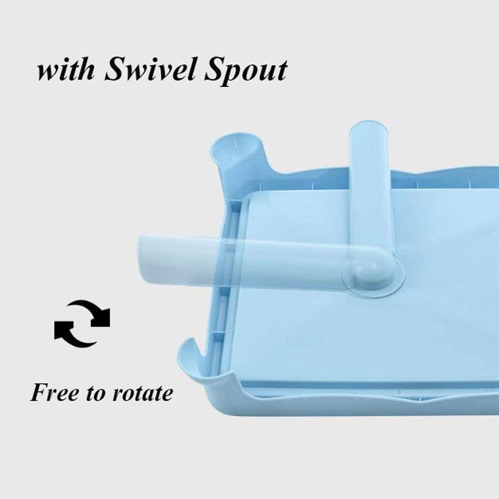 Dish Drying Rack with Lid. 2 Tier Dish Rack with Utensil Holder. Cup Holder and Dish Drainer for Kitchen Counter. Plastic Dish Drainer Shelf with Swivel Spout Dish Rack