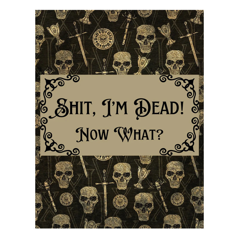 🎃 HalloweenGift: Sh*t. I'm Dead! End of Life Planner - The Ultimate Spooky Gift! 💀👻