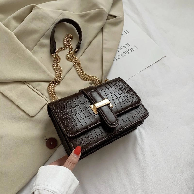 Women's Small All Seasons Pu Leather Vintage Style Shoulder Bag