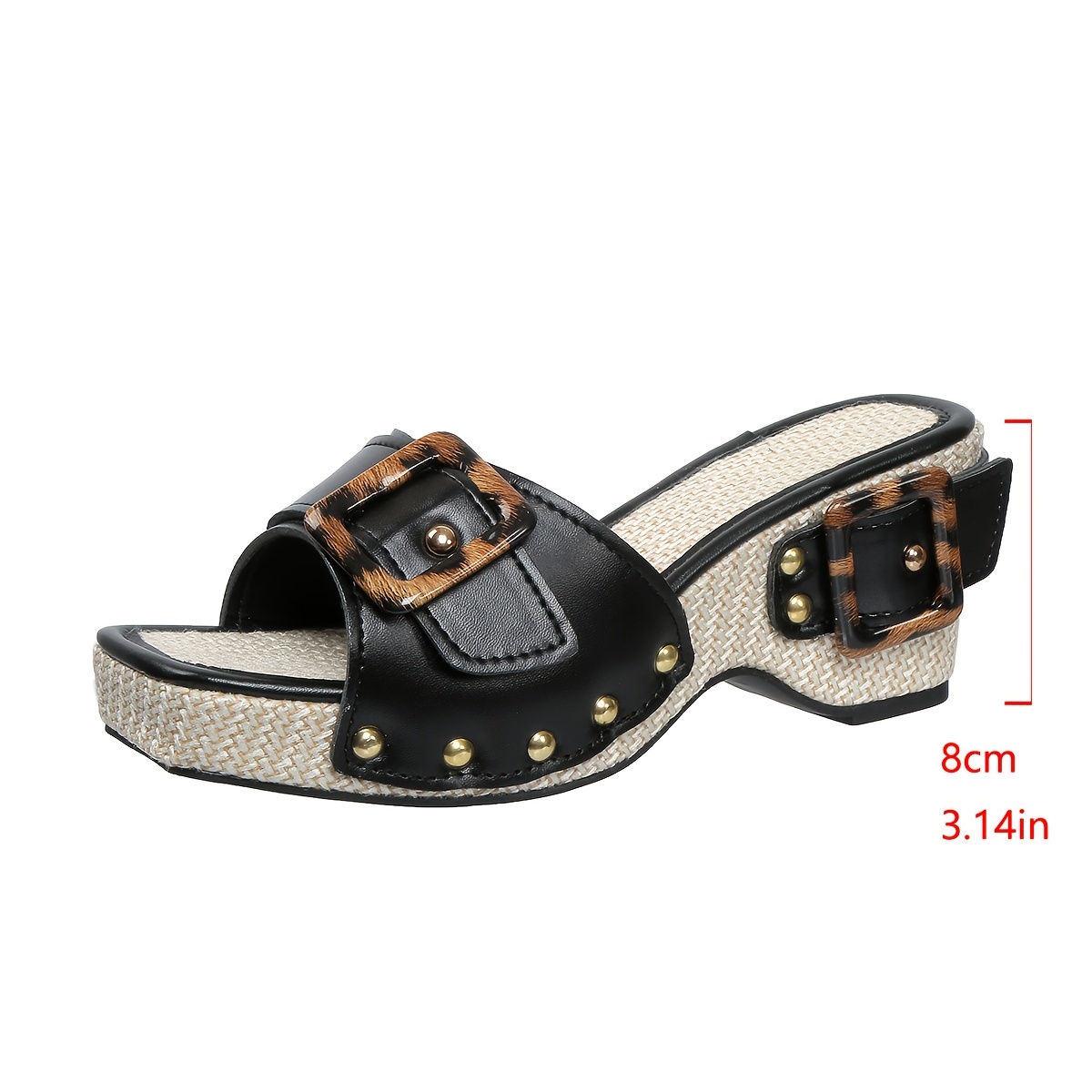 2025 Upgraded Platform Wedge Sandals, Stylish Summer Sandals, Comfortable Versatile Sandals for Women, High-Heeled Sandals, Size 42 Wedge Sandals.