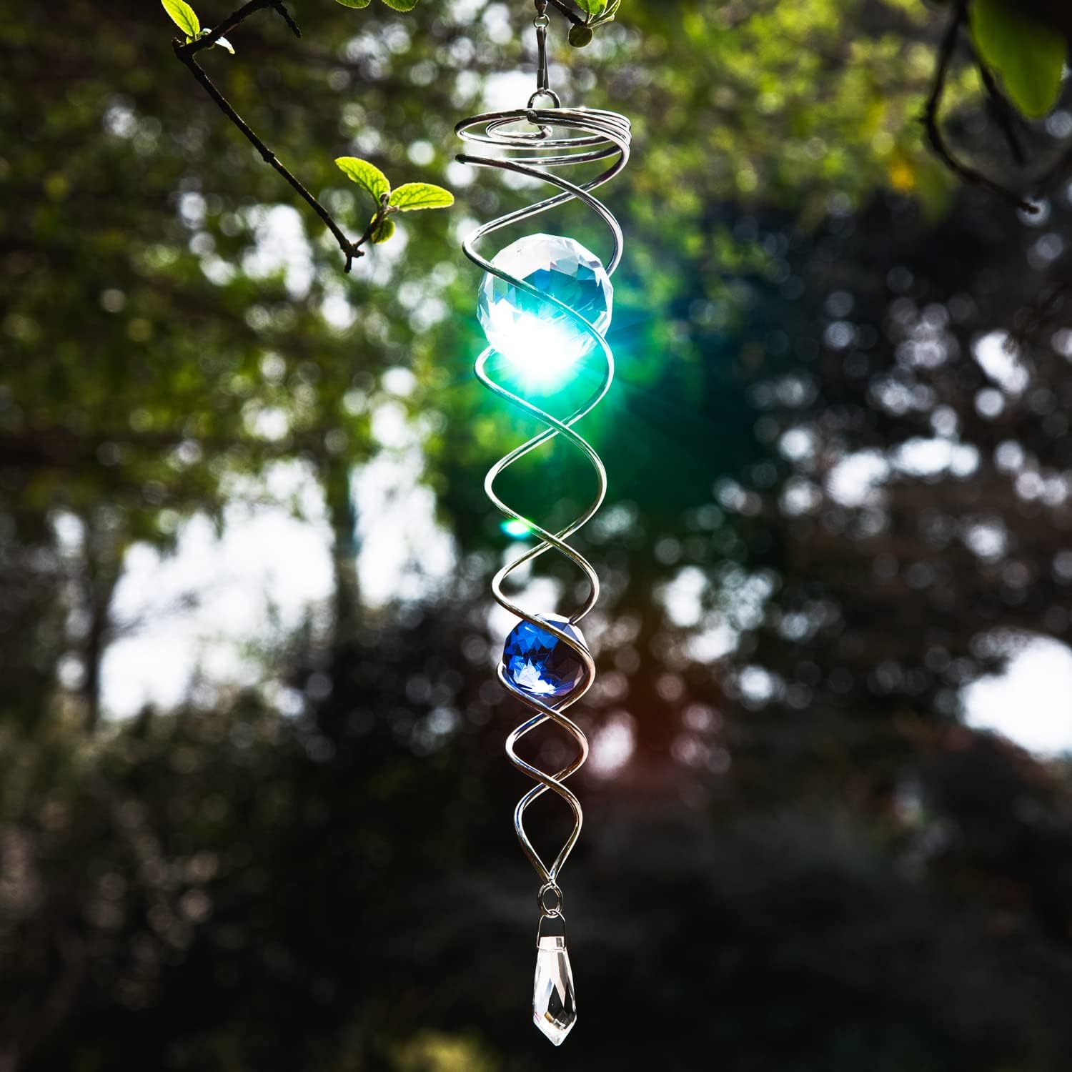 🎐LAST DAY SALE 49% OFF🔥-Gazing Ball Spiral Tail Wind Spinner Stabilizer