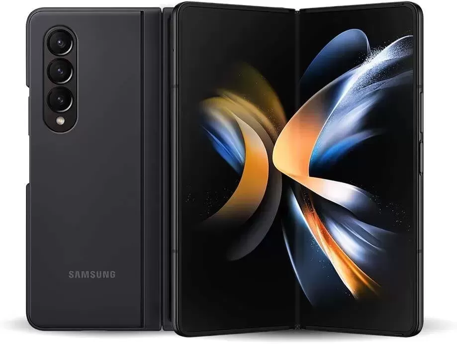 Galaxy Z Fold 4 Cell Phone, Factory Unlocked Android Smartphone, 256GB, Flex Mode, Hands Free Video, Multi Window View, Foldable Display, S Pen Compatible, US Version, 2022, Beige