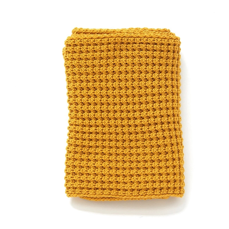 Hot Sale New High-end Sense Women's Solid Color Scarf Autumn And Winter Knitted Scarf