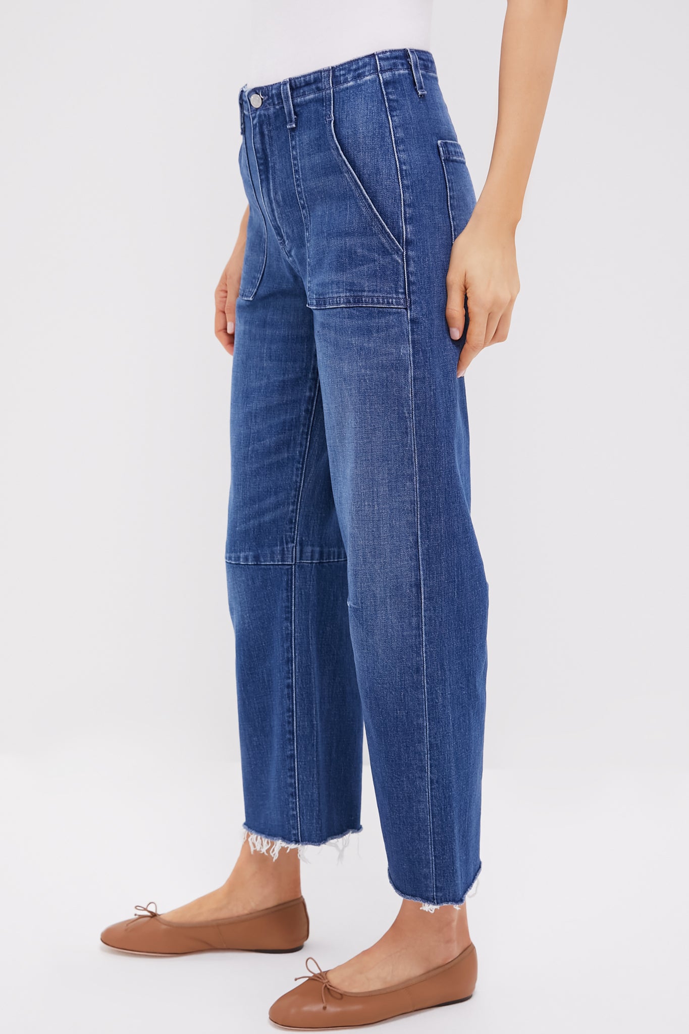 London Calling Utility Soft Barrel Jean