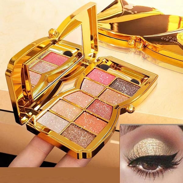 48% OFF 【BUY 2 SAVE 15%】✨10 Colors Sparkle Shimmer Eyeshadow Palette