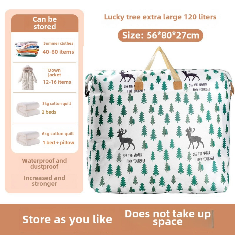Quilt Storage Bag Clothes Finishing Bag Large Capacity Quilt Waterproof Moisture-proof Moving Bag School Bag