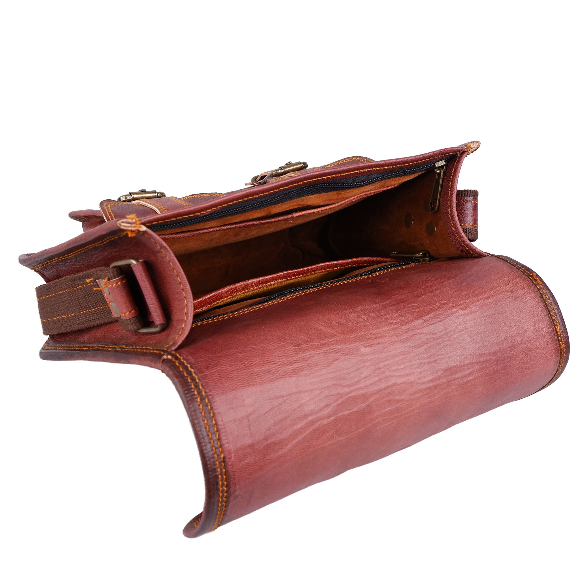 Real Leather Satchel Bag For Women