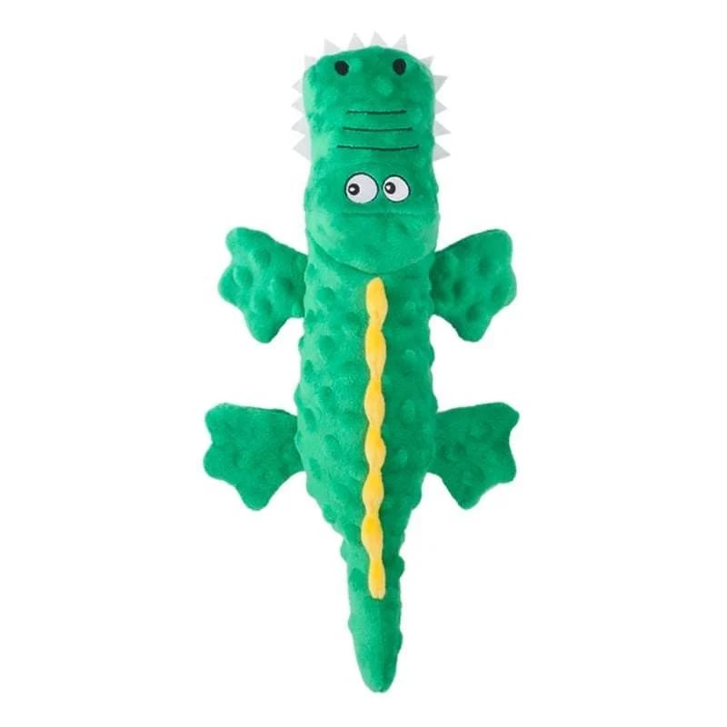 🎉Squeaky crocodile plush for aggressive chewers🐾