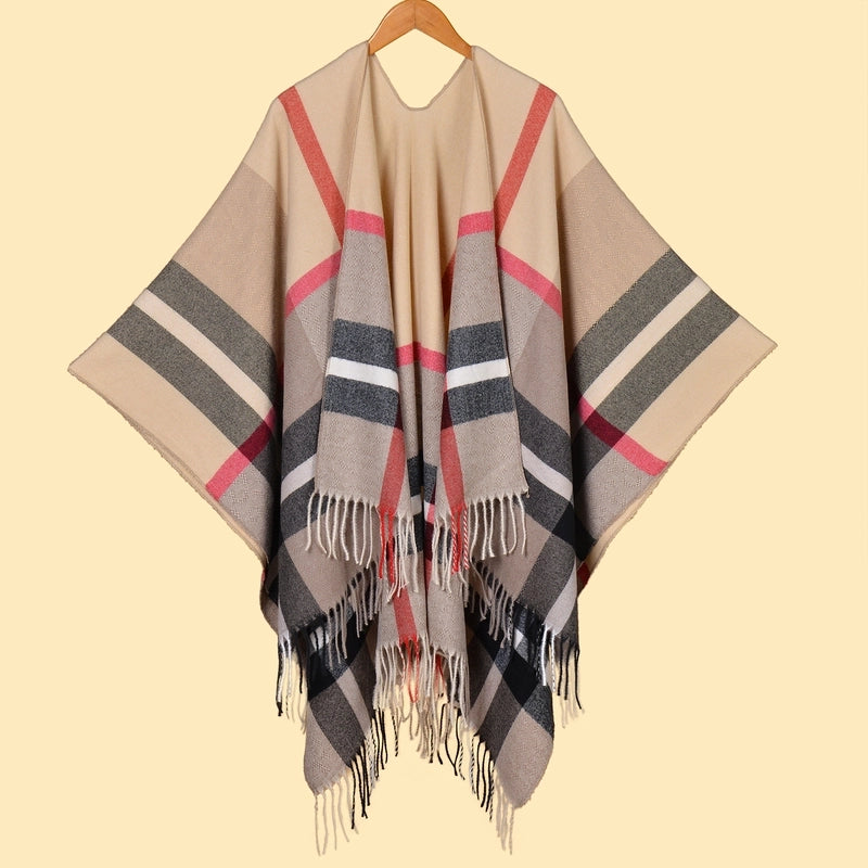 Women's Retro Graffiti Polyester Acrylic Oil Painting Shawl