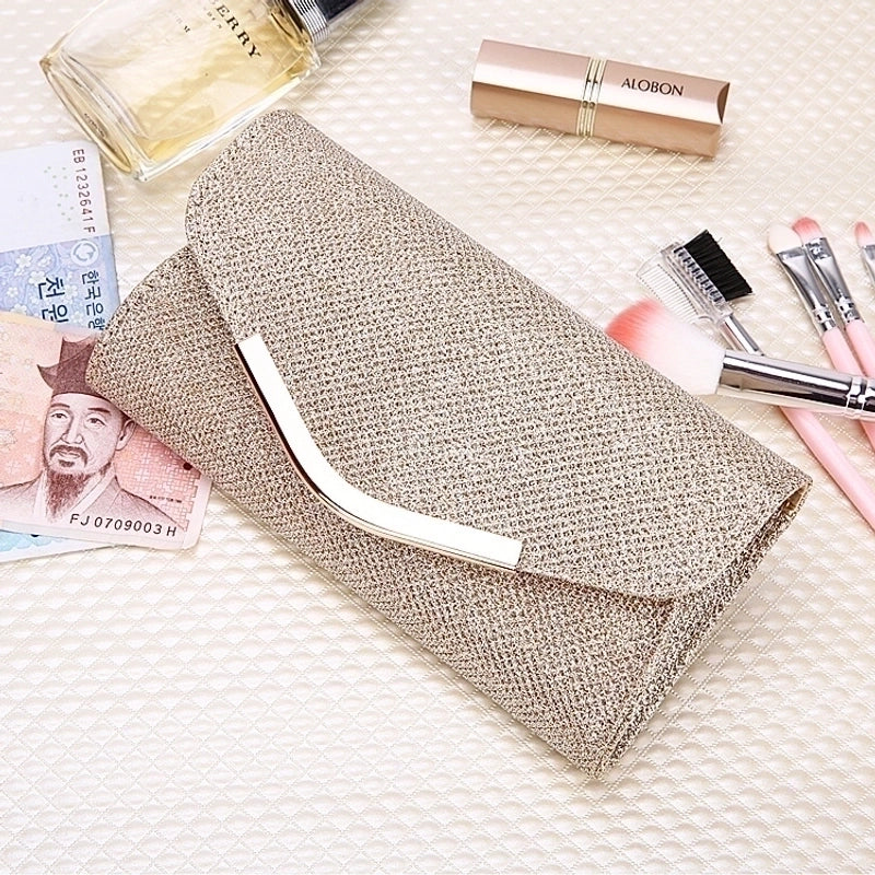 Fashion Hand Purse Cosmetic Storage Mid-long Pu Bag