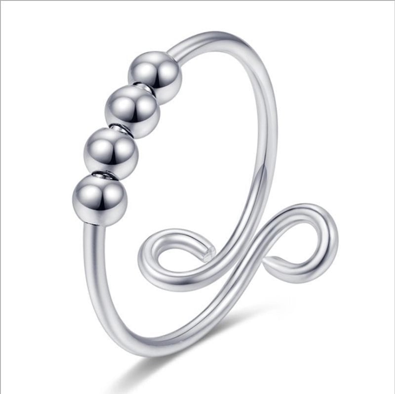 Fashion Round Stainless Steel Copper Rings 1 Piece