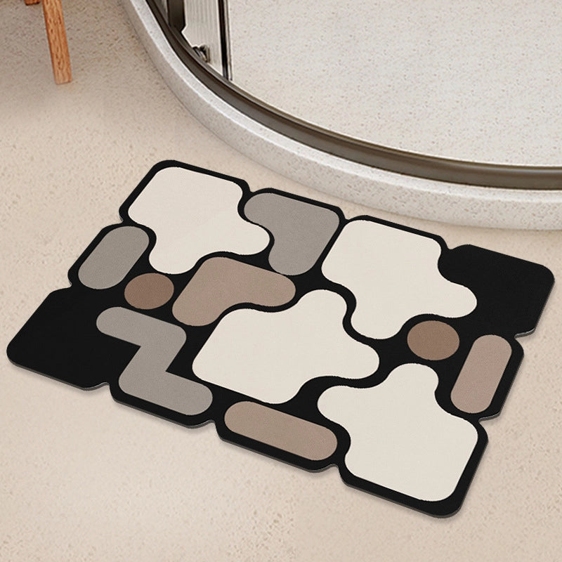 Cute Geometric Diatom Ooze Carpet Bathing