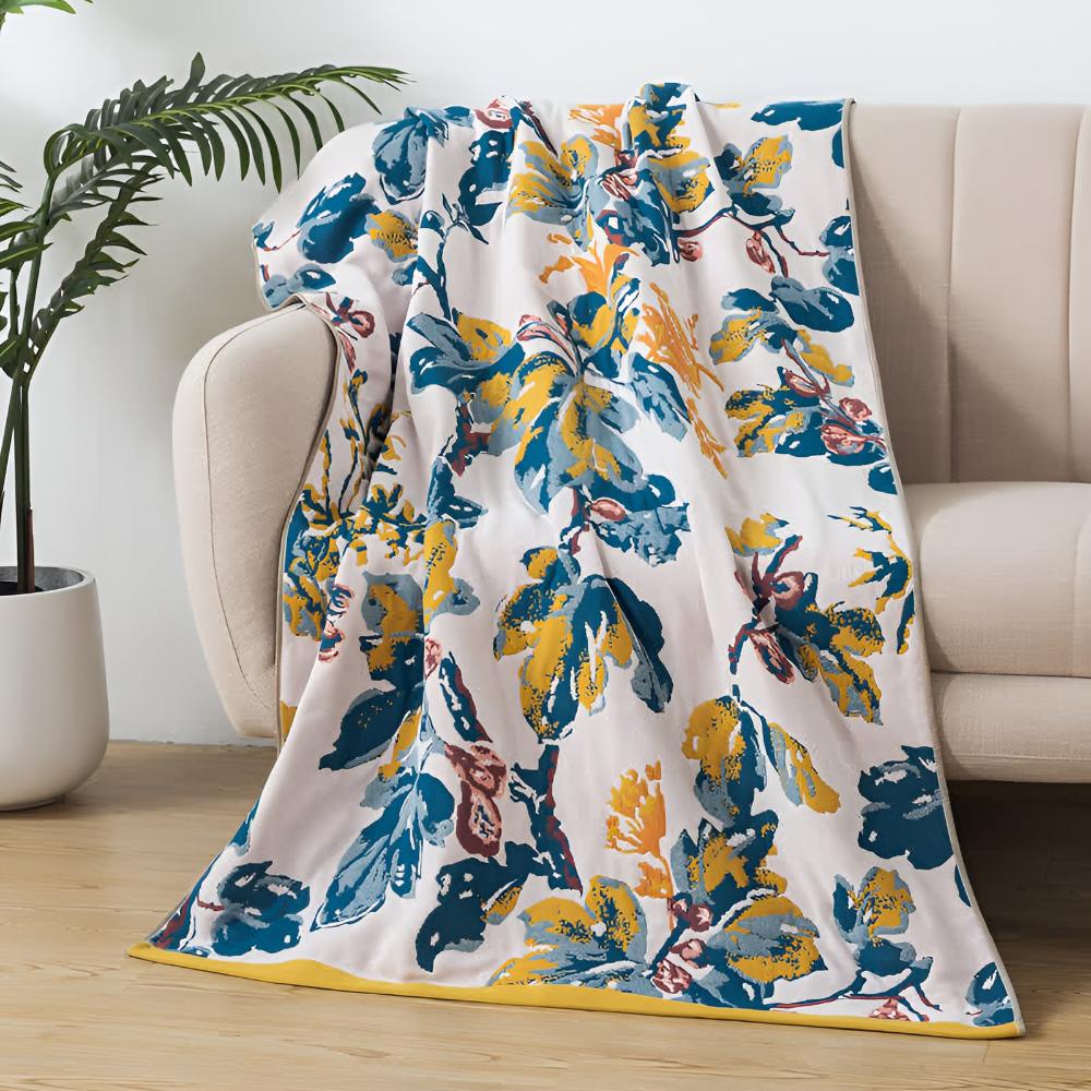 Nature's Embrace Floral Bath Towel