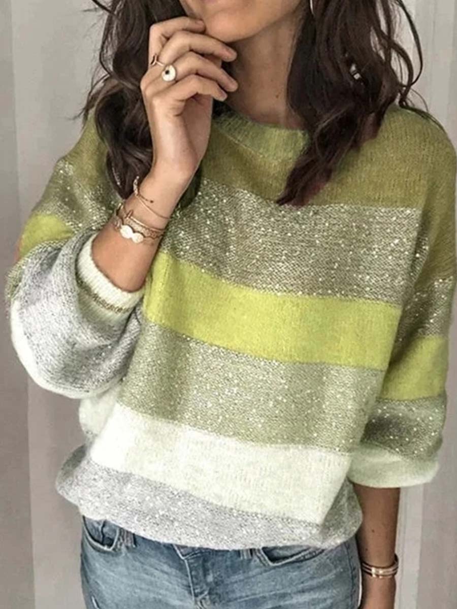 Multicolor Knit Sweater