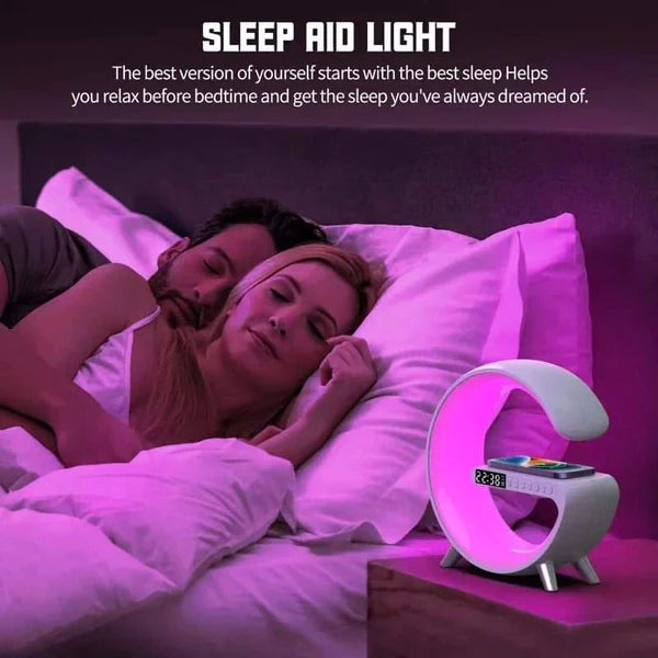 3in 1 Rainbow Light/Wireless Charger)Speaker