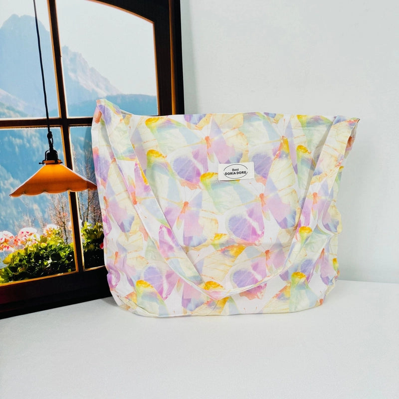 New Niche Design Floral Shoulder Bag Crossbody Bag Women's Fresh Sweet Street Large Capacity Handbag Trendy