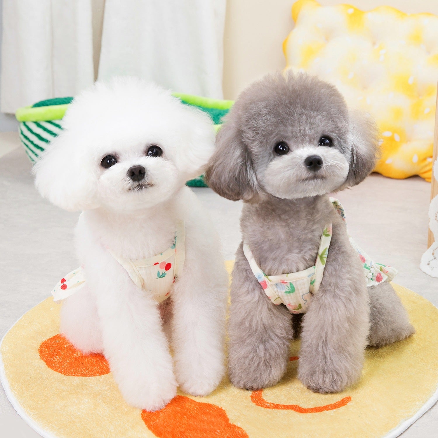 Cherry Rabbit Printed Breathable Dog Cat Dress